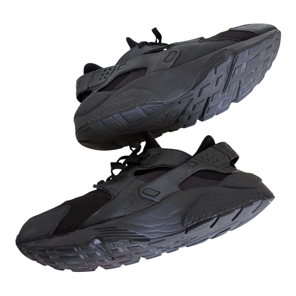 Nike Air Huarache Run Paisley Black Floral Men 11 AO3153-001 SneakerRunning Shoe - Picture 4 of 8